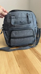 Lug Canter Gray Convertible Tote Bag/Crossbody/Backpack Travel Hike Multiprpse - Picture 1 of 23