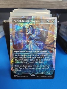 MTG Narset, Jeskai Waymaster Showcase Halo FOIL TDM 417 NM/M - Picture 1 of 2