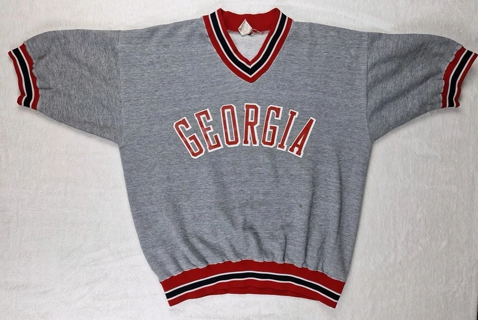 Sudadera Russell Vintage Años 70 Etiqueta Dorada Universidad de Georgia Bulldogs Hecha en EE. UU. Foto 1 de 4
