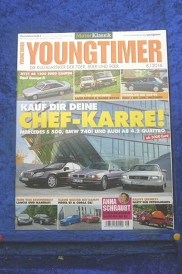 YOUNGTIMER 8/16 Omega A Land Rover Range S500 BMW 740I Corsa GSI Fiesta ST A8 4. - Immagine 1 di 2