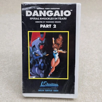 Dangaio Part 2 Spiral Knuckles In Tears VHS Original Clamshell New - Image 1 of 4