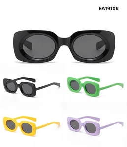 Rectangular Shape Sunglasses High Quality Women Halloween Party EA1910 4/6 Pair - Picture 1 of 5