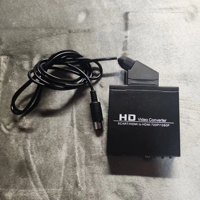 Scart HDMI to HDMI 720P 1080P HD Video Converter Monitor Box for HDTV READ!  - Image 1 of 4