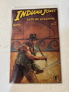 Indiana Jones e il destino di Atlantide #1 Dark Horse 1991 con carte collezionabili - Foto 1 di 17