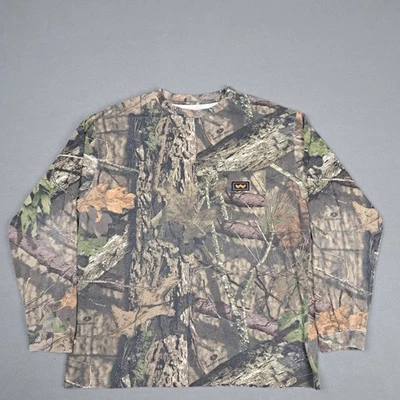Camisa Walls Manga Larga Hombre Grande Camuflaje Break Up Country Woodland Mossy Oak Foto 1 de 4