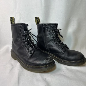 Dr Martens Delaney Air Wair Botas Cremallera Lateral Negro Talla US 2 EU 33 - Imagen 1 de 12