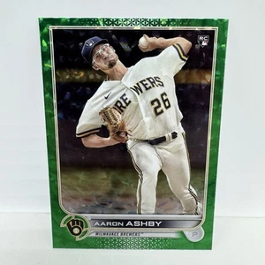 2022 Topps Serie 1 Aaron Ashby Green Foil RC #78 numerato /499 - Foto 1 di 2