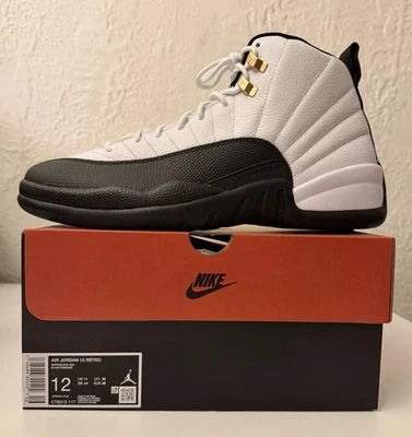 Jordan 12 Retro “Taxi” 2025 – Masculino 12 – Novo em folha - Imagem 1 de 4