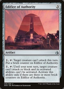 Edifice of Authority 2x FOIL AKH MTG Amonkhet Uncommon MINT artifact - Picture 1 of 1