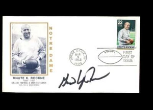 Gene Upshaw Hand Signed Jim Thorpe FDC Cache Autograph NFL HOF - Picture 1 of 2