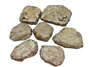 WARGAMING TERRAIN bemaltes Set 7 Hills Outcropping Modular Rocks - Bild 1 von 15