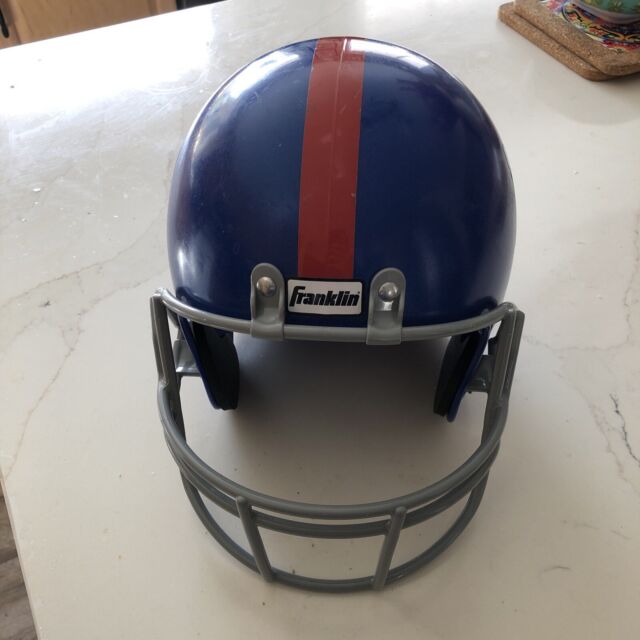 New York Giants Youth Student Football Helmet - Schutt AiR Brand - Decals:  Bones Skulls Crossbones Axes Stars #1637991