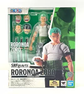 S.H.Figuarts One Piece Roronoa Zoro Romance Dawn NACIONES TAMASHII Bandai JPN Nuevo - Imagen 1 de 24