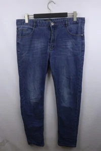 Paul & Shark Blue Cotton Denim 5-Pocket Design Zip Fly Tapered Jeans Size 38 - Picture 1 of 18