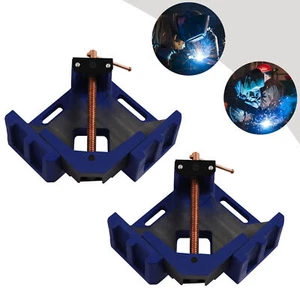 2 Pcs Woodworking Welding Clamping Tool 4" 90 Degree Right Angle Corner Clamps - Picture 1 of 14