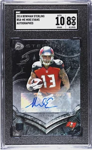 Bowman Sterling 2014 Mike Evans Rookie, #BSA-ME, refractor automático, clasificación SGC - Imagen 1 de 3