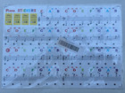 UK STOCK - Piano / Keyboard Note Stickers Labels - For all keyboard sizes