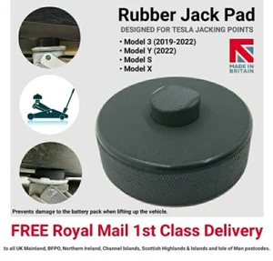 Rubber Jacking Pad for TESLA Model S • 3 • X • Y - Trolley Jack Adapter - Picture 1 of 12