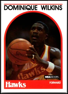 1989-90 NBA Hoops #130 Dominique Wilkins - HOF KOSTENLOSER VERSAND! - Bild 1 von 2