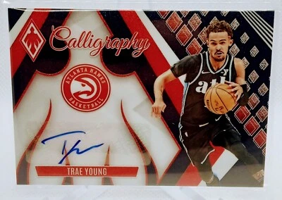 2023-24 Phoenix Onyx FOTL Calligraphy Autograph Auto Trae Young /17 SSP Hawks - Image 1 of 2