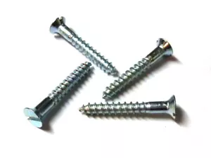 100 Stück MINI-Holzschrauben DIN 97 (Schlitz) gal. verzinkt 2 mm Durchmesser - Bild 1 von 3