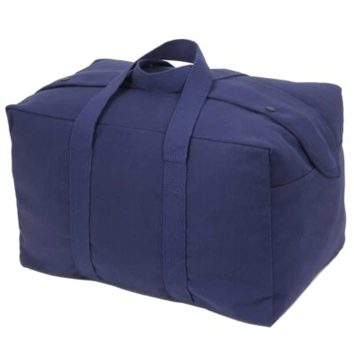 Bolsa de viaje de lona azul marino - Bolsa de carga táctica paracaídas pequeña de lona Rothco Foto 1 de 2