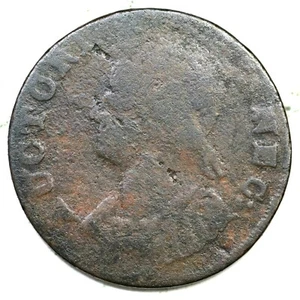 1786 5.9-B.1 R-4 Connecticut Colonial Copper Coin - Picture 1 of 2