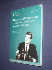 Teaching Co Great Courses TRANSCRIPTS  :      THE ART OF PUBLIC SPEAKING   new - Imagen 1 de 1