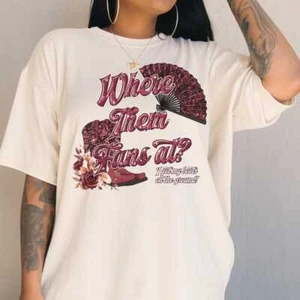 Where Them Fans At.. Boots On The Ground T-Shirt - Picture 1 of 3