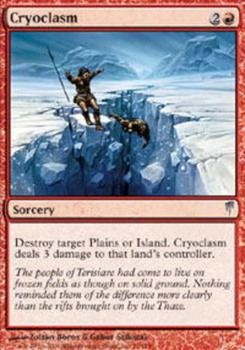 Cryoclasm ~ Moderately Played ColdSnap MTG Magic UltimateMTG Red Card - Image 1 of 1