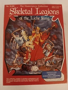 Ral Partha 10-309 Skeletal Legions of The Liche King 25mm Metal Figurines 9 Pcs. - Picture 1 of 12