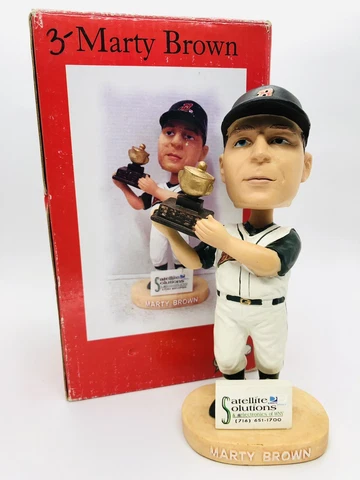 Marty Brown Buffalo Bisons SGA Bobble BISONS MILB SGA TROPHY BOBBLE NEW ORIG BOX Cover