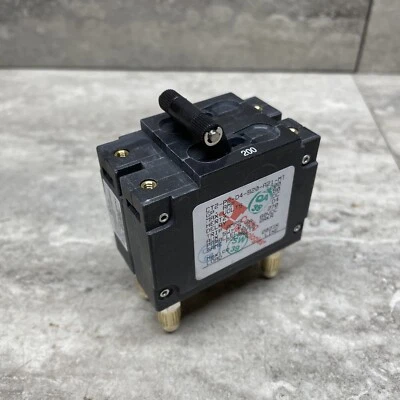 Carling Technologies CT2-P2-D4-820-A21-MT Bullet Circuit Breaker, 200 Amp 80 VDC