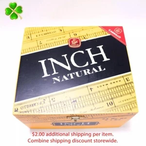 Inch Natural No. 62 Empty Wood Cigar Box 6.75" x 6" x 4.25" - Picture 1 of 10