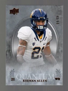 2013 UD QUANTUM KEENAN ALLEN RC #/65 #55 CAL BEARS - Imagen 1 de 1