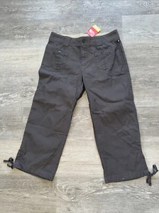 The North Face A five Series Women's Sz 10 Cropped Couldawoulda Capri Dark Gray - Picture 1 of 6