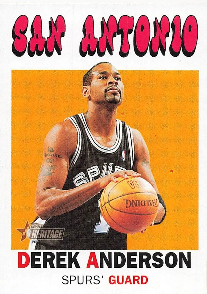 DEREK ANDERSON 2000-01 TOPPS HERITAGE BASKETBALL #222 - Image 1 of 2