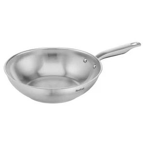 NEW Tefal Virtuoso Induction Stainless Steel Uncoated Wok 28cm - Picture 1 of 2