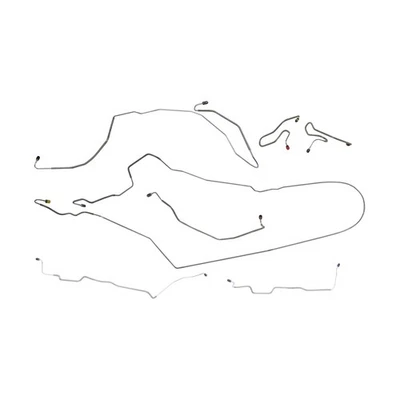 Kit de línea de freno tubos completos disco eléctrico Ford Gran Torino 1972-76 acero inoxidable 7 piezas Foto 1 de 4