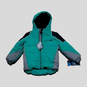 Hawke co Boys Green HK58 Puffer jacket New With Tags Size 4 - Picture 1 of 7