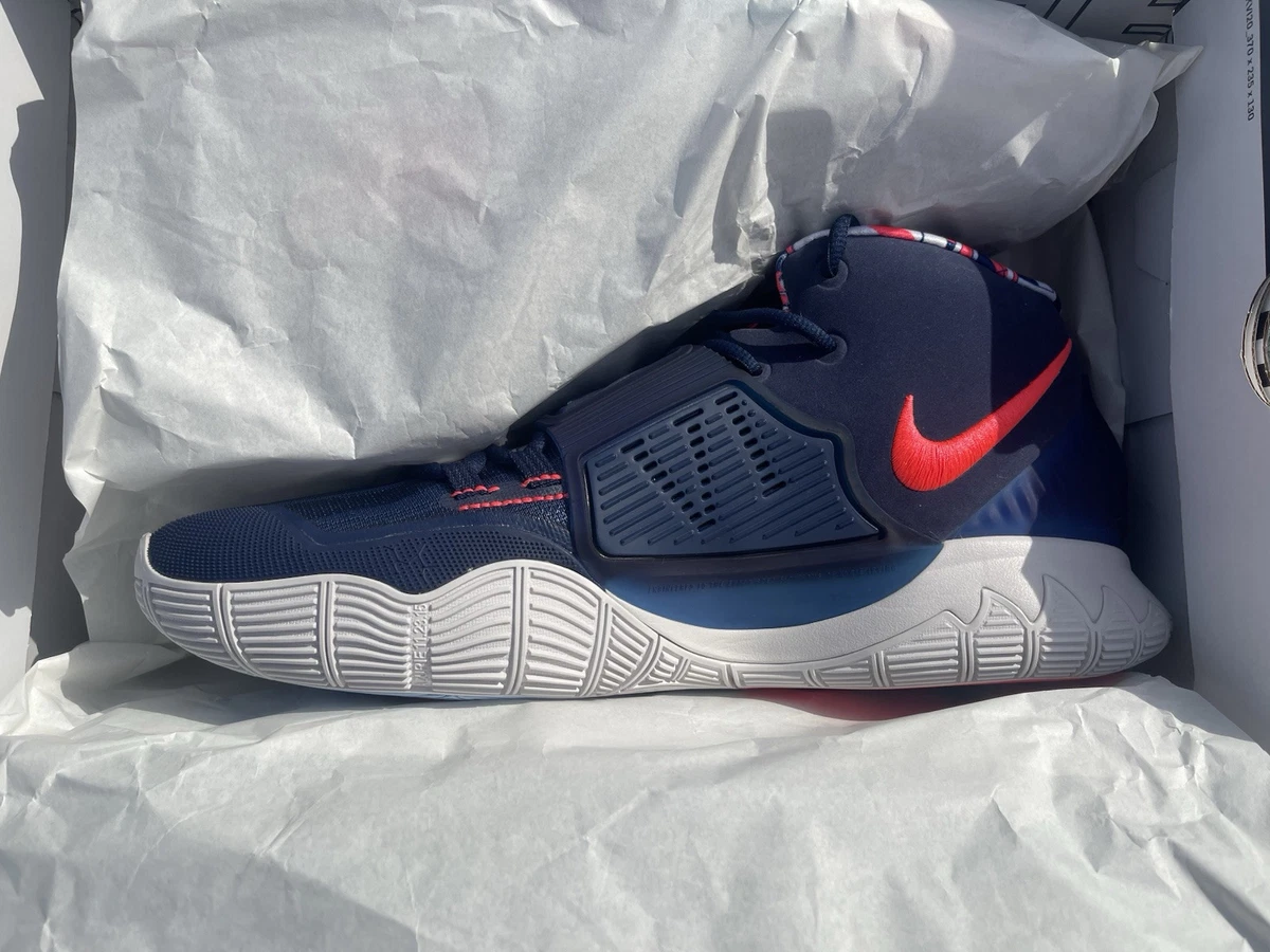 Kyrie 6 Midnight Navy/Laser Crimson | eBay