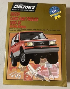 Chilton's 8069 Isuzu Cars & Trucks 1981-1991 Total Car Care Repair Manual DIY - Picture 1 of 9