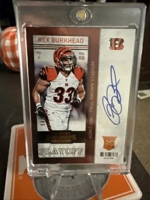 2013 Panini Contenders - Rex Burkhead #175 Playoff Ticket /99 (AU, RC) - Image 1 of 4