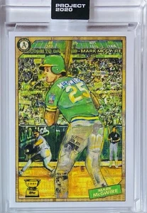 Topps Project 2020 '1987 Topps Baseball' #97 Mark McGwire - Oakland A's - Picture 1 of 2