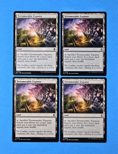 4x Terramorphic Expanse Commander Bloomburrow 2024 BLC Mtg Magic Land Card 345 - Picture 1 of 2