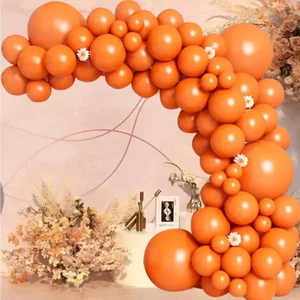 Orange and Black Balloon Garland Set - Picture 1 of 3