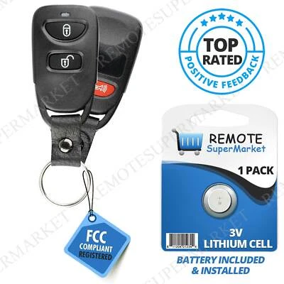 Remote Keyless Entry For 2007 2008 2009 Kia Spectra Car Key Fob Foto 1 de 4