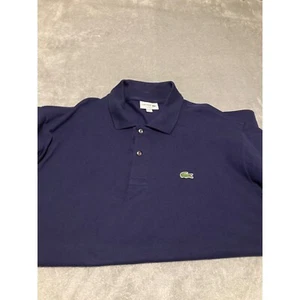 Lacoste polo shirt mens blue size 3XL casual preppy navy logo cotton - Picture 1 of 7
