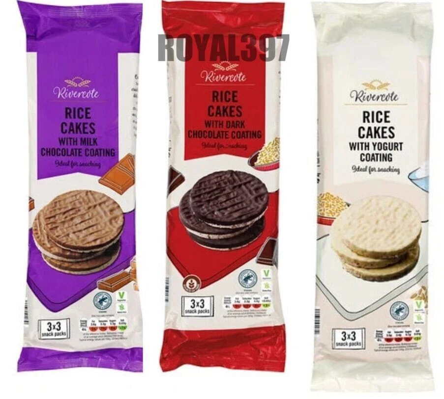 Sondey Yogurt Milk & Dark Chocolate Coating Assorted Rice Cakes 150g x 4 Packet - Image 1 of 1