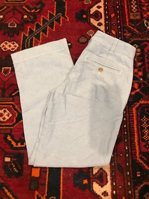 Ralph Lauren Polo Niños Algodón Sarga Azul Vestido Pantalones Primavera/Verano TALLA 10 ¡MIRA! Foto 1 de 3